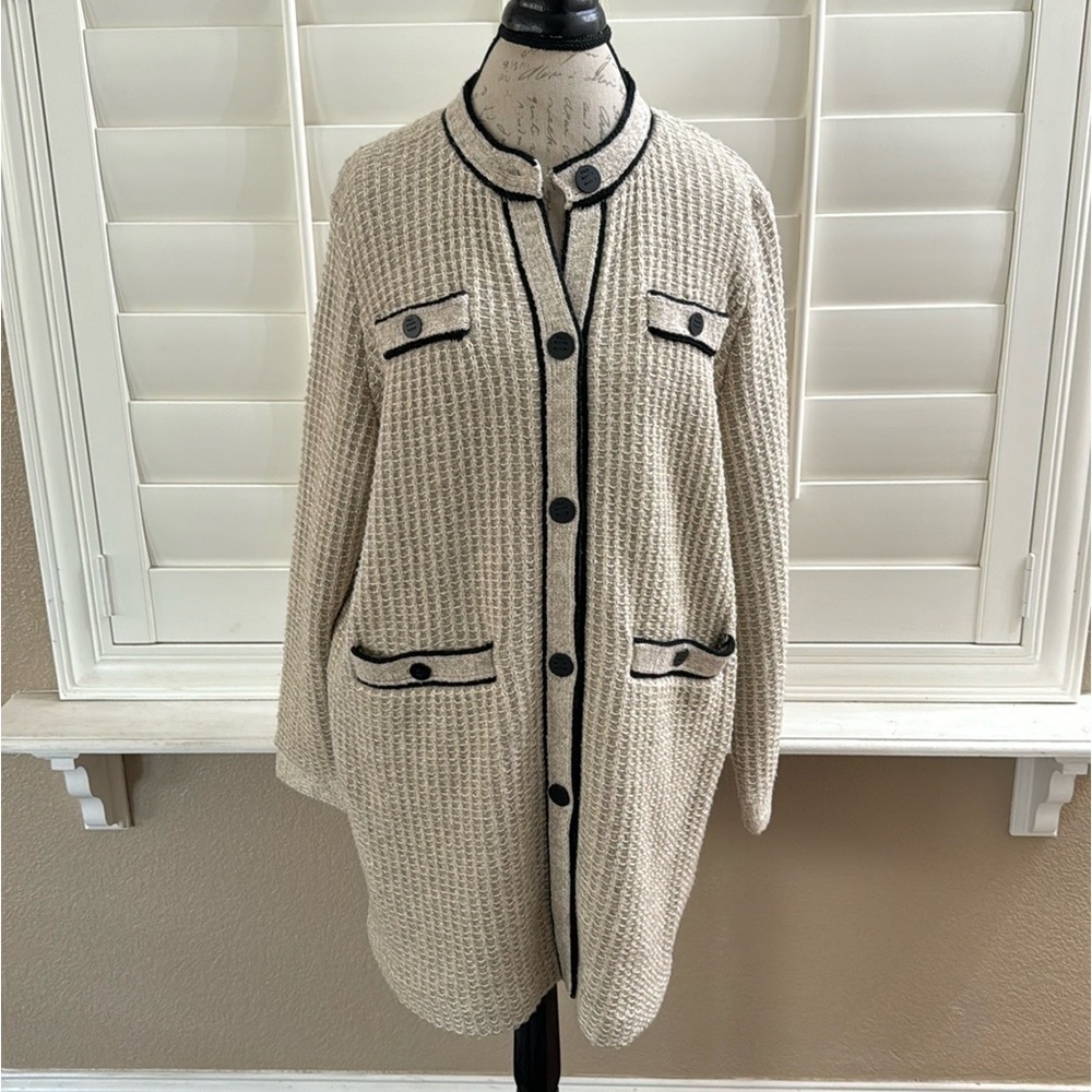 THE FOLD London The Orelle Knitted Coatigan